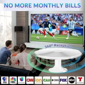 -us 313034375373 Long Range Rv Tv Antenna Outdoor Digital Hdtv With Amplifier 360 Omni #2