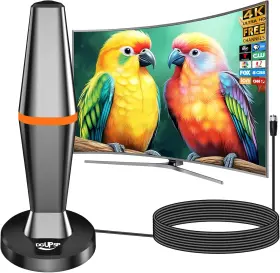 -us 313103072097 Digital Tv Antenna For Smart Indoor Without Cable With 360 Re