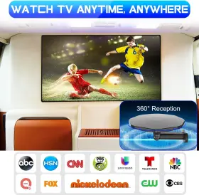 -us 711181282849 Rv Tv Antenna Outdoor Long Range 360 Omni-directional Reception Digital Hd #3