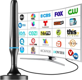 -us 726084906228 Digital Tv Antenna For Smart Indoor Without Cable With Strong