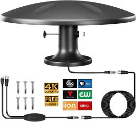 -us 726084927223 Rv Tv Antenna Outdoor Long Range 360 Omni-directional Reception Digital Hd