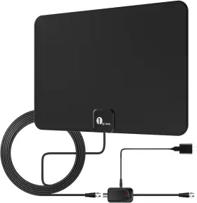 Ous000186 1byone Amplified Hd Digital Tv Antenna - Support 4k 1080p And All Older Tvs