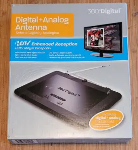 360 Digital 445004372303 Tv Antenna Indoor Reception Signal Booster