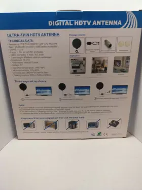 Aci-tv-v1 Aci Technology Tv Antenna Newest 4k 1080p Hdtv Indoor Digital Amplified Up 3600miles Usa #2