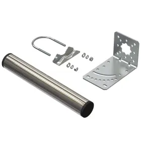Aimeboost 728070639936 1.5 Inch Diameter Antenna Mount Pole Bracket To Wall For Outside Weather #2