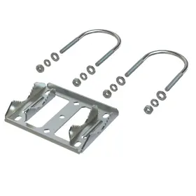 Aimeboost 728070640192 Stainless Steel Anti Vibration Universal Antenna Mount Coaxial Pipe Pole Ad #3