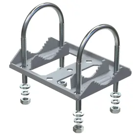 Aimeboost 728070640260 Anti Vibration Weather-resistant Universal Antenna Mount Coaxial Pipe Pole