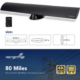 At-500sbs Airbuff 616361917125 Indoor Tv Antenna - Antop Hd Smart Bar #3