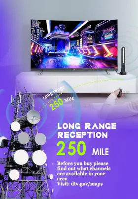 Airdoux 313032753753 2024 Tv Antenna For Smart And Old Tvs Upgraded Full 360 Signal Reception Digit #3
