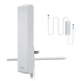 Airlegant 616361917101 Digital Tv Antenna - Flat-panel Indoor And Outdoor Hdtv With Hign Gai