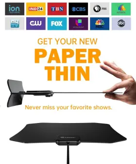 Airlegant 616361919259 Antop Indoor Antenna Paper Thin With The Stander #2