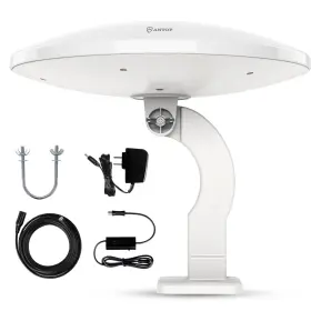 Airlegant 616361919464 Omni Directional Tv Antenna Outdoor Antop Digital Amplified Built In