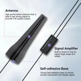 Aleaty 684733906961 2024 Tv Antenna For Smart Indoor Up To 680 Miles Range #2