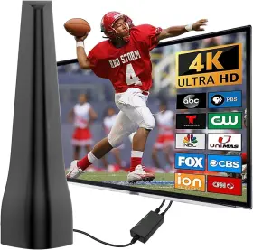 Aleaty 684733906961 2024 Tv Antenna For Smart Indoor Up To 680 Miles Range