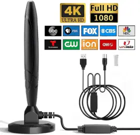 Aleaty 903742708491 Tv Antenna Indoor For Smart Long Range Reception And All