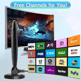 Aleaty 903742714294 Tv Antenna Digital Smart Indoor 650 Miles Long Range Outdoor Amplifi #3