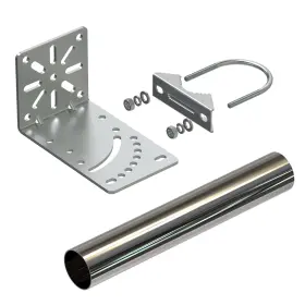Amazmount 707713256792 1.5 Inch Diameter Universal Outdoor Adjustable Antenna Mount Pole Bracket To Wall #2