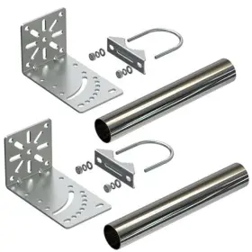Amazmount 707713256808 2pcs 1.5 Inch Diameter Universal Outdoor Adjustable Antenna Mount Pole Bracket To #2