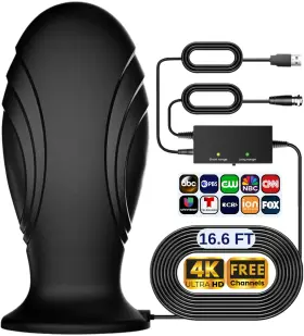 Antahd 789232117549 2026 Upgraded Tv Antenna For Smart Indoor Outdoor 3700 Miles Strongest R
