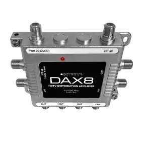 8-output Antennas Direct 817848012276 Dax Tv Antenna Distribution Amplifier Output To 8 Televisions Catv #3