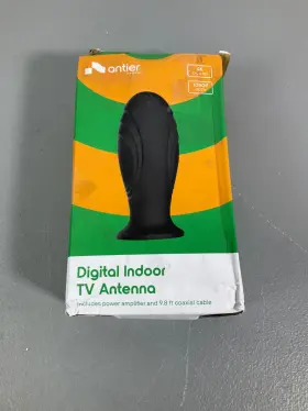 Int-23269631-omi7 Antier 4k Ultra Hd 1080p Digital Indoor Tv Antenna With Amplifier 9.8 Ft Cable