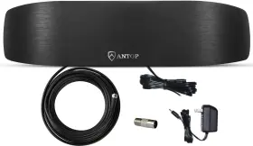 Antop 655100012929 High Gain Indoor Radio Antenna Multi-directional Amplified Am Fm