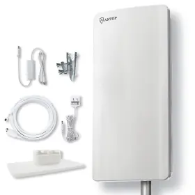 At-400b Antop 713091930391 Antenna Inch Big Boy Flat Panel Hdtv With Smartpass Amplified Ou