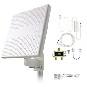 Antop 781159365775 Outdoor Amplified Hdtv Antenna 360 Omnidirectional Tv 65 Mile