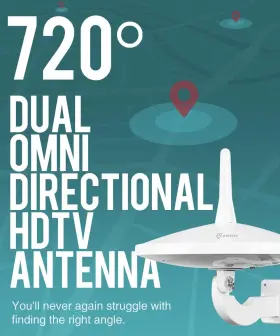 Antop 790404998033 Ufo 720 Dual-omni-directional Outdoor Hdtv Antenna Exclusive Smartpass Am #2