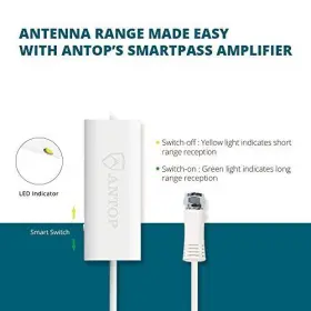 Antop 853042007144 Outdoor Tv Antenna For Multiple Tvs 65 Miles Digital Amplified Rv/tv #3