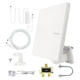 Antop 853042007144 Outdoor Tv Antenna For Multiple Tvs 65 Miles Digital Amplified Rv/tv