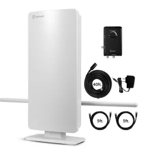 At-800sbs Antop 853042007373 Antenna Hd Smart Panel Hdtv Fm Amplified