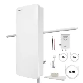 At-800sbs Antop Antenna 655100013216 Hdtv Fm Amplified Outdoor Indoor 85 Miles W