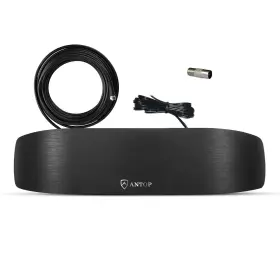 Antv 790404998538 Antop Amplified Indoor Am Fm Antenna 50 Mile Radio With Built-in Dig