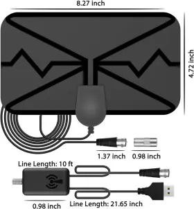Aas0112 Aosuodi Digital Tv Antenna 2023 Newest Portable Hd Indoor Support 4k 1080p For All Old #2