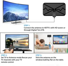 Aas0112 Aosuodi Digital Tv Antenna 2023 Newest Portable Hd Indoor Support 4k 1080p For All Old #3