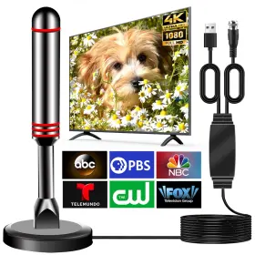 Apexwavetv Ap011-3 Digital Antenna For Smart Tv Indoor Hd 4k Antenna