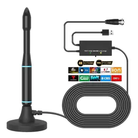Aq20 Aquario 898127601087 Tv Antenna For Smart Without Cable 800 Miles Range Digit