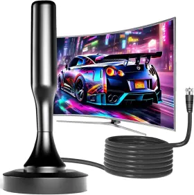 Tv-0821 Aquario Tv Antenna Indoor For Local Channels Hd Digital Smart