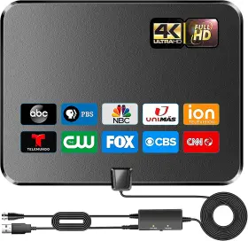 Sw013-hd002 Arrasolt Melas 2024 Upgraded Tv Antenna For Smart Up To 520 Miles Digital Indoo