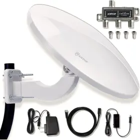 Atnenna Inc 744759950581 Tv Antenna For Local Channels Outdoor Hdtv Digital Smart Omni D