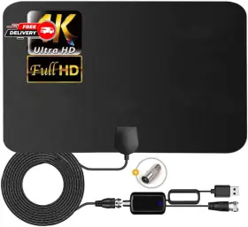 Atryantennas 705353253393 2024 Amplified Hd Digital Tv Antenna 400 Miles Long Range Indoor Outdoor