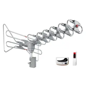 Audiobox 810059431836 360 Motorized Amplified Hdtv Antenna - Digital Tv Ready With Remote Control