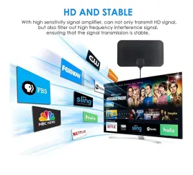 Auterco 744472803676 2024 Hd Tv Antenna Indoor Digital Amplified Hdtv Support 4k 1080p V #2