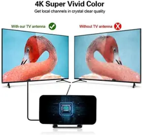 Avnicud 696586020329 Antenna Tv Digital Hd Indoor - 350 Miles Long Range With Built-in Coax Hdtv #3