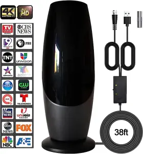 Avnicud 705353724350 Digital Tv Antenna For Smart - 2024 Amplified Hd Outdoor/indoor Lo