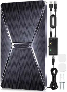 Axevoi 732404341846 Tv Antenna For Smart Up 800 Miles Indoor Digital Outdoor Long R