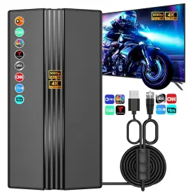 Bahouloer 607604336636 Tv Antenna For Smart 2200 Miles Range Indoor/outdoor Local