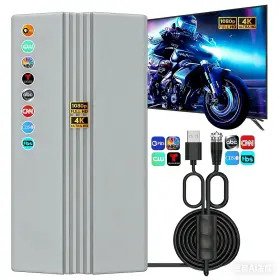 Bahouloer 658370644982 Tv Antenna For Local Channels Long Range Smart With Signal Boo