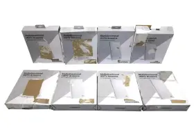 Be-ant716 Basic Essentials Lot Of 8 Multidirectional Hdtv Antenna 5ft Cable - Free Shipping